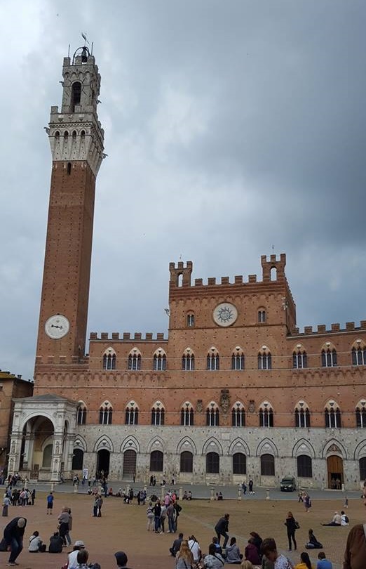 Siena, Toskana, Rathaus mit Torre del Mangia
